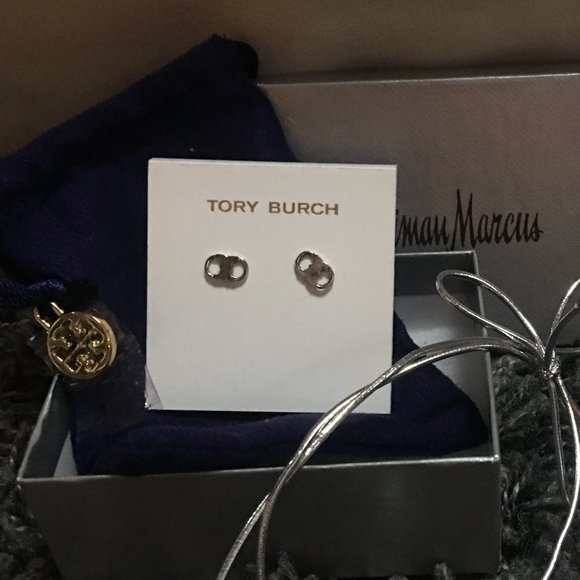 Tory Burch~ TWO PAIRS~ Gemini Link Stud Ear… - Picture 6 of 10